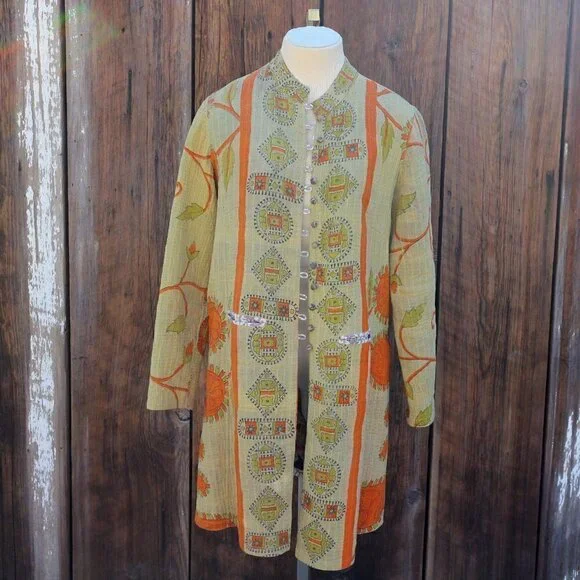 Reversible Bohemian Quilted Coat - Picture 5 of 7